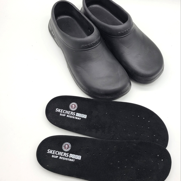 Skechers Work Slip Resistant Clogs Shoes - Picture 8 of 8